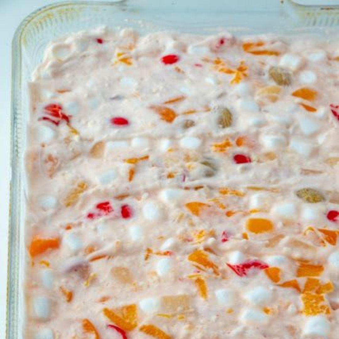 Chilled Bliss: Frozen Fruit Salad Dessert - EASY TO COOK