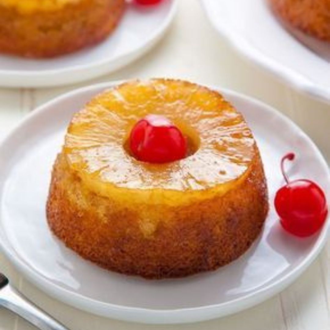 Sweet Indulgence: Mini Pineapple Upside Down Cakes 🍍🍰 - EASY TO COOK