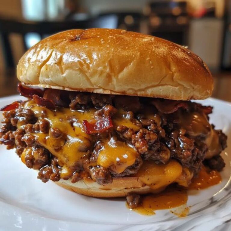 Bacon, Beer, and Cheese Sloppy Joes: A Hearty Twist on a Classic ...