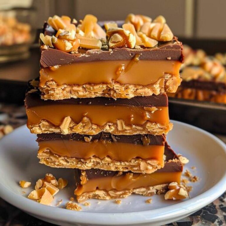 Butterfinger Caramel Bars A Decadent Combination Of Crunchy Chewy And Creamy Easy To Cook