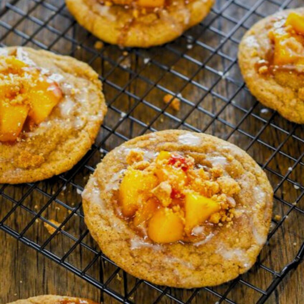 🍑🍪 Irresistible Peach Cobbler Cookies 🍪🍑 - EASY TO COOK