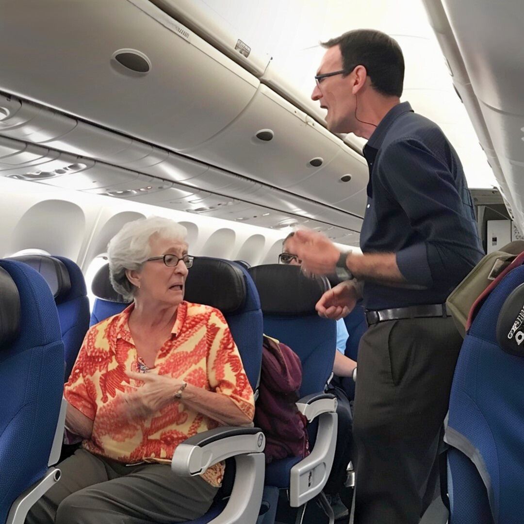 Business Class Passengers Mock Poor Old Lady, at the End of the Flight Pilot Addresses Her – Story of the Day